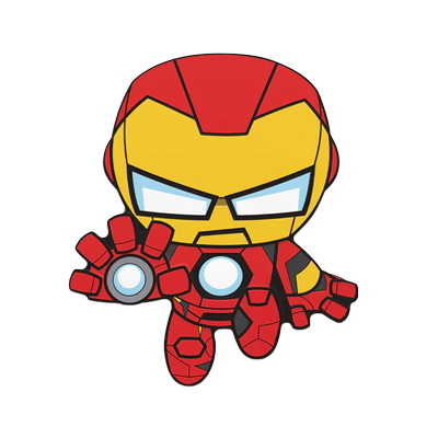 A picture of a 1 oz Marvel Mini-Hero Iron Man Coin (2021)